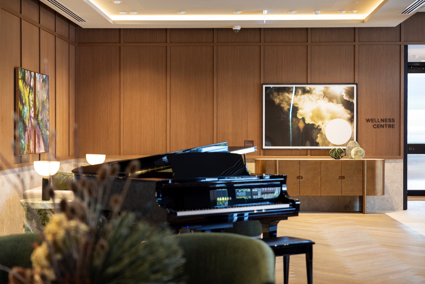 Piano in St. Clare Grand Hall