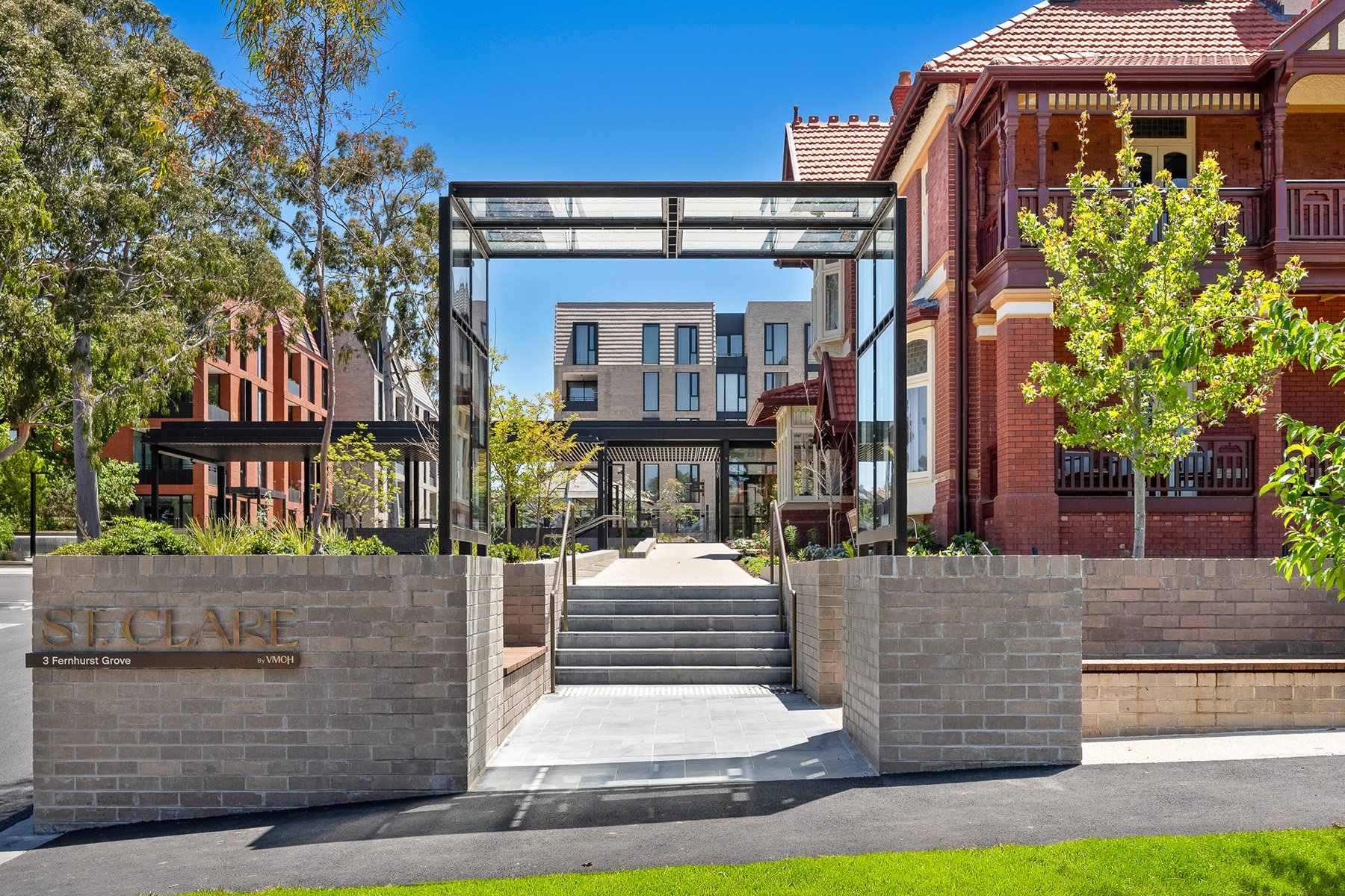 St. Clare entry arbor
