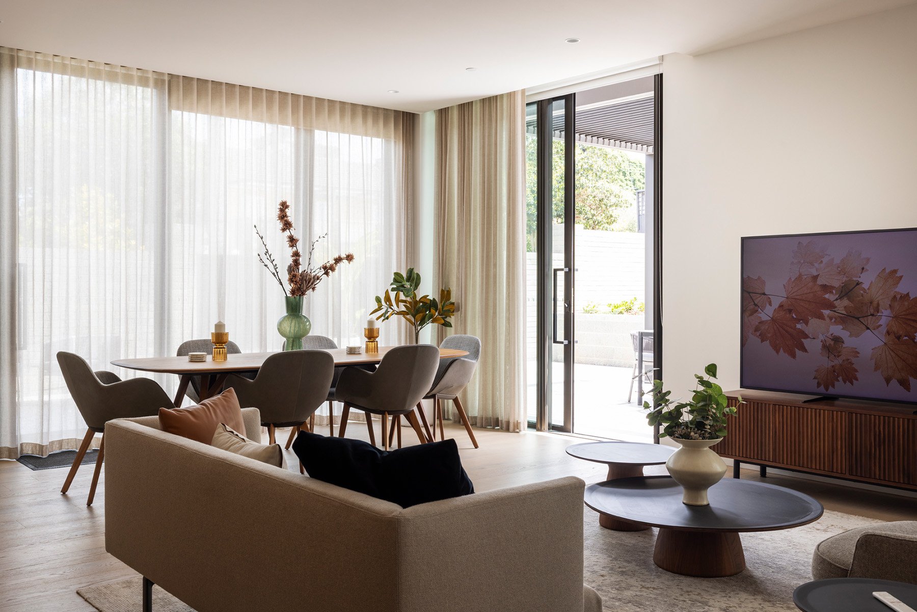 St. Clare living and dining room